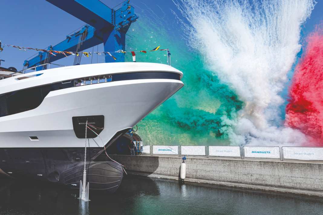 Great jubilation in Pisa: The 7th Oceano 44 leaves the Mangusta shipyard.