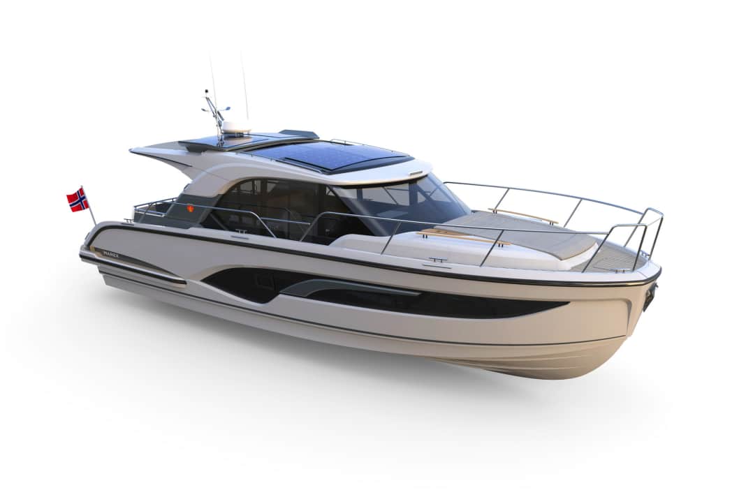 Unmistakably Marex: the designer remains true to himself in terms of the lines.