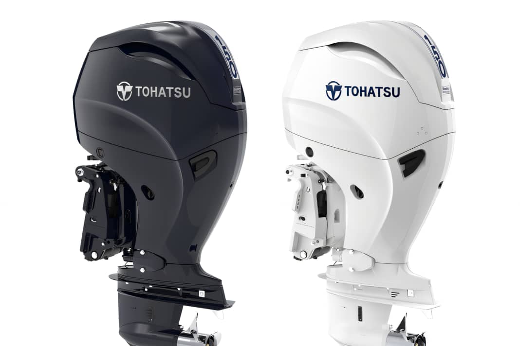 Der Außenborder ist in den beiden Farben erhältlich.