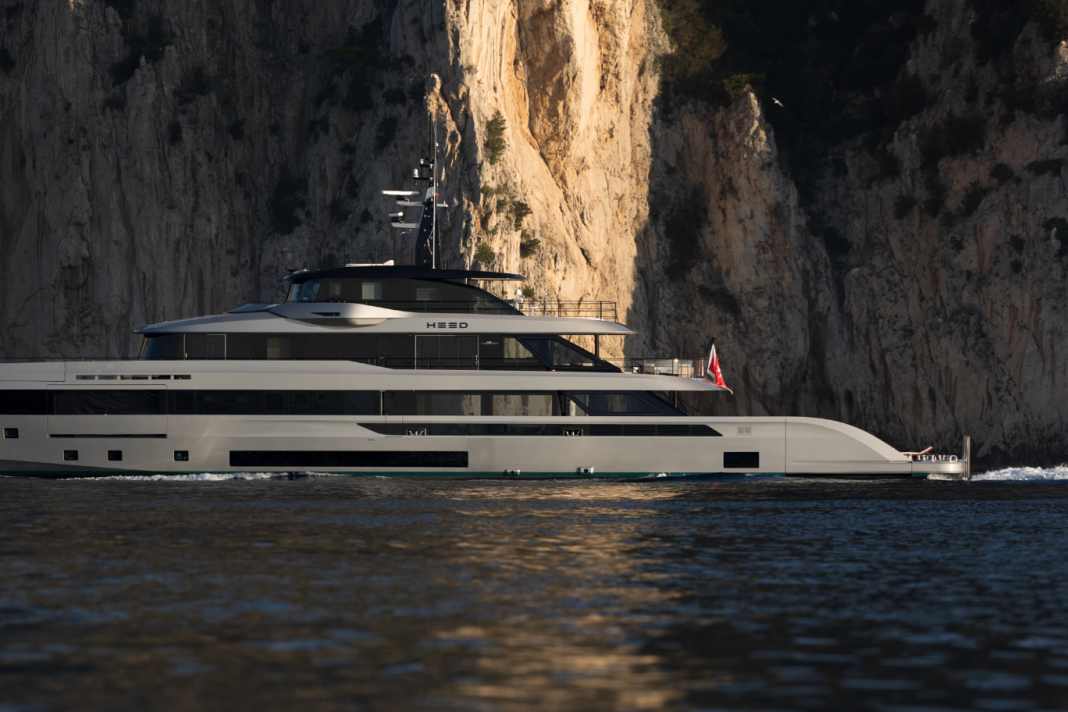 53 metres: Alberto Mancini drew the outlines of the Rossinavi.