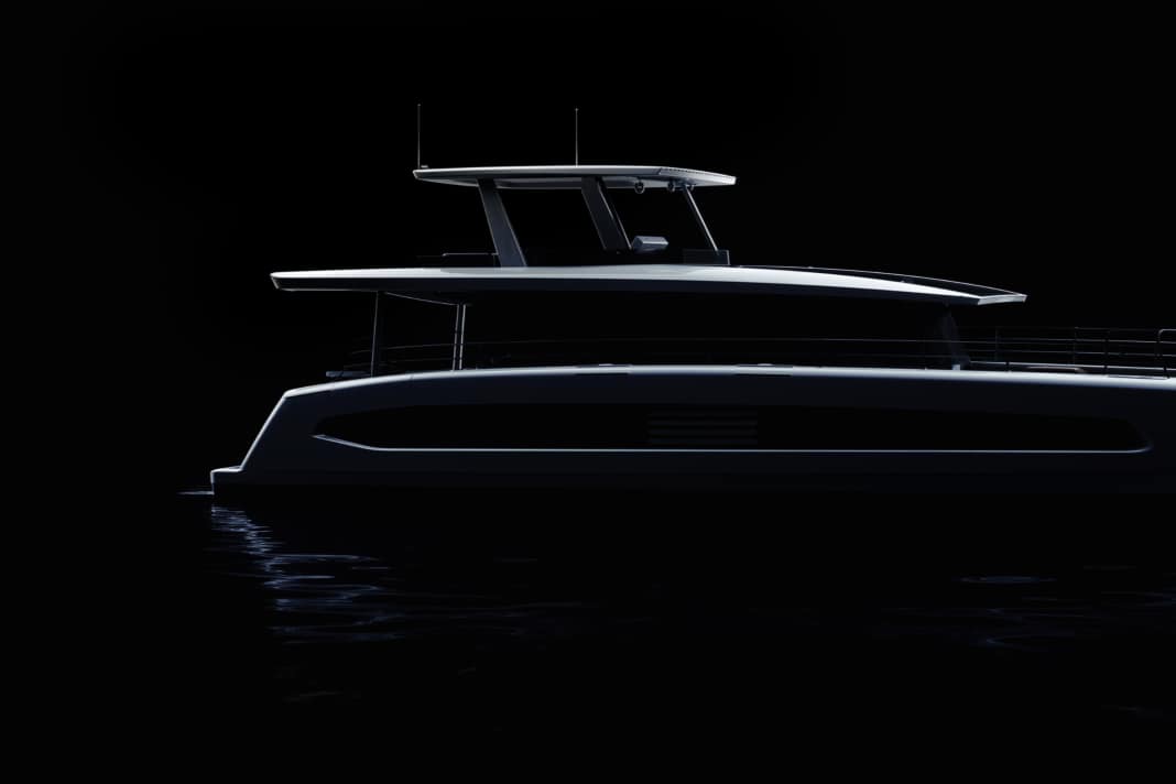 The new PY60 catamaran from Pioneer Yachts is a solar yacht.