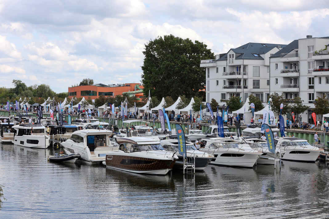 Boot&Fun Inwater took place in the Havelauen marina in Werder. Photo: Robert Lehmann