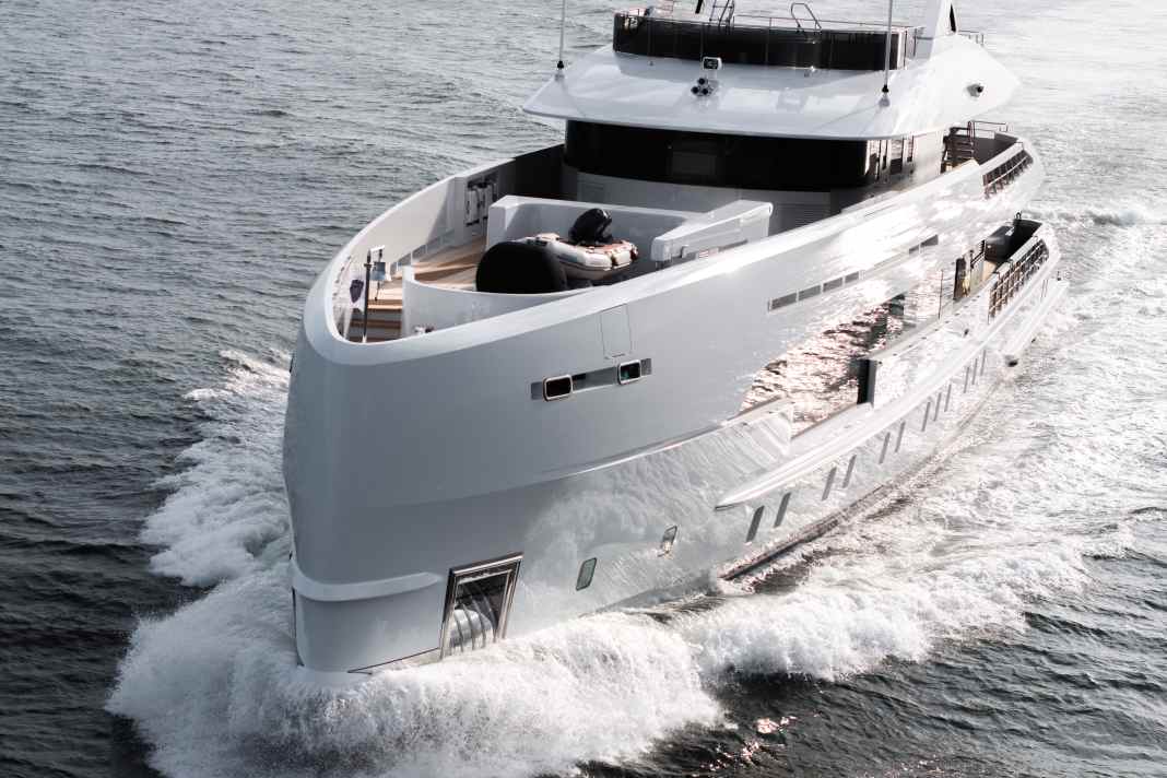 Die 50 Meter lange "Orion" hat ihre Probefahrten bestanden. Topspeed: 16,3 Knoten.