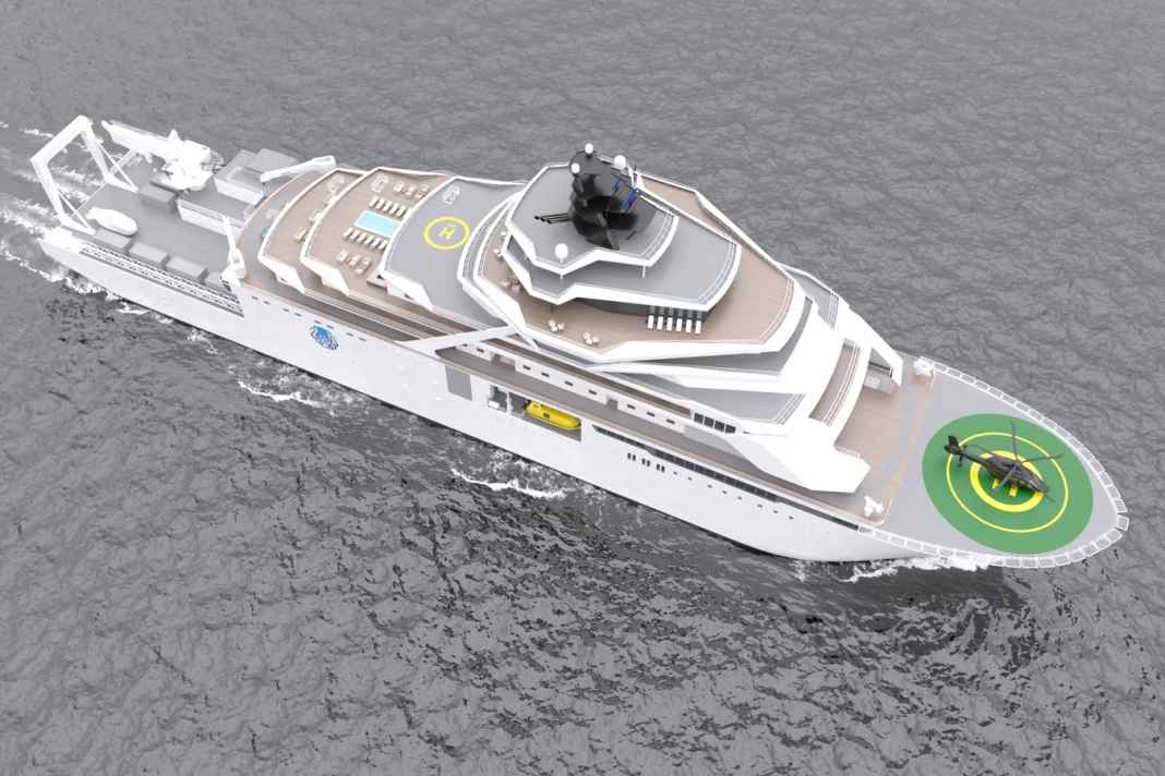 VARD baut das 162 Meter lange Forschungsschiff RV11000 für ...