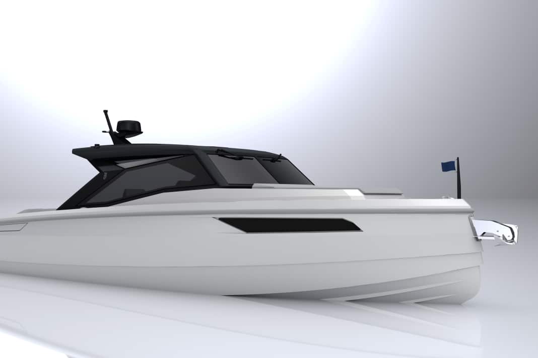 Here you can see the new Santasevera 42 from the front.