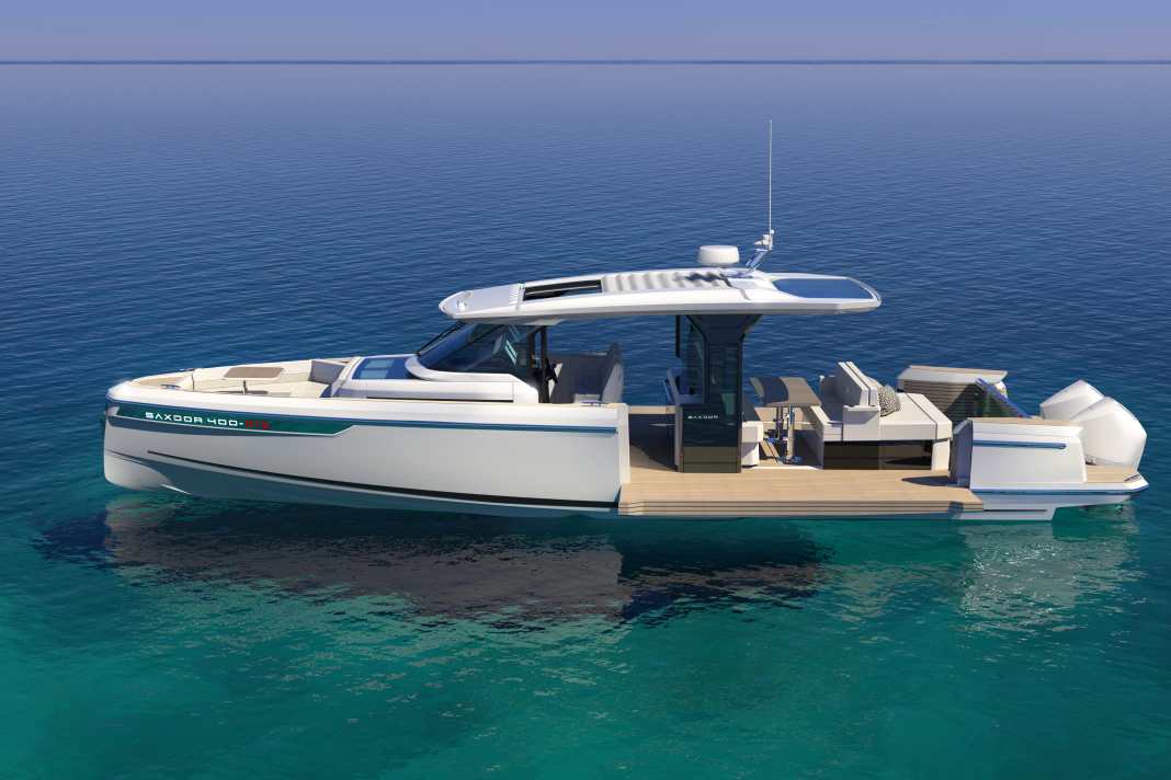 Die neue Saxdor 400 GTS von der Seite.