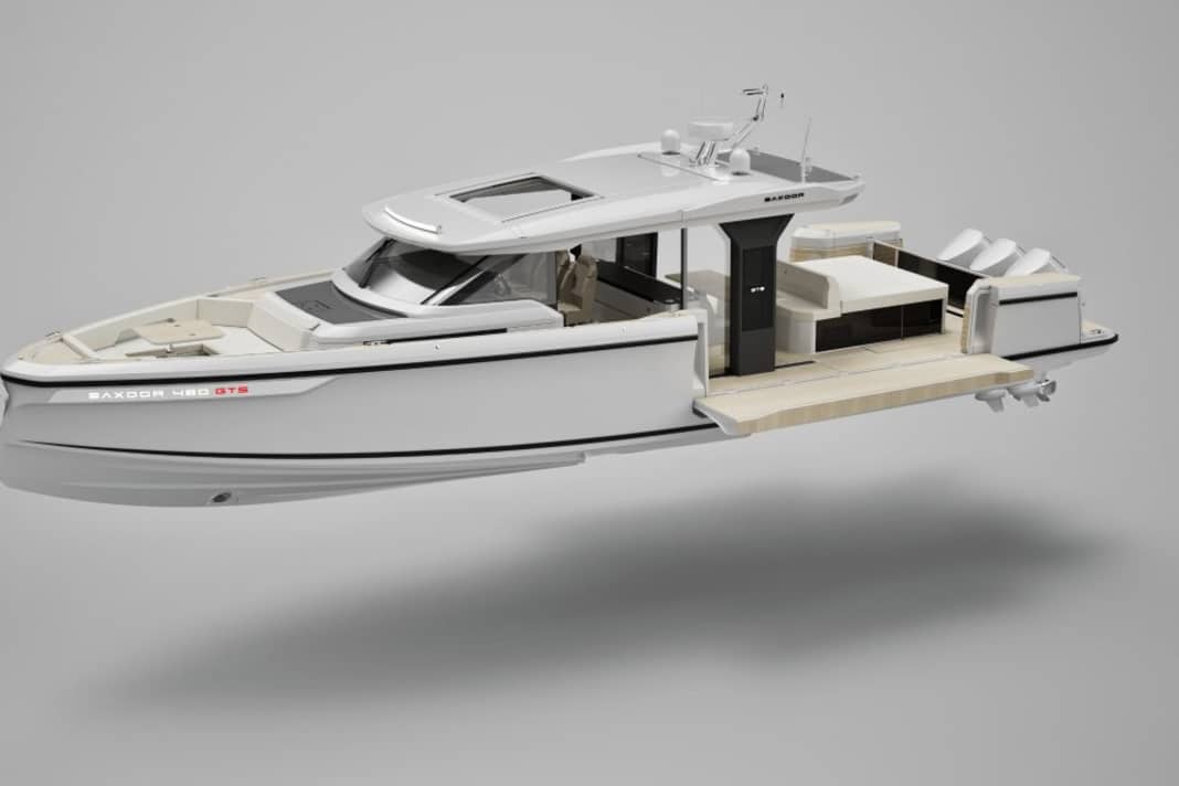 The Saxdor 460 GTS is making its debut at the Cannes Yachting Festival.