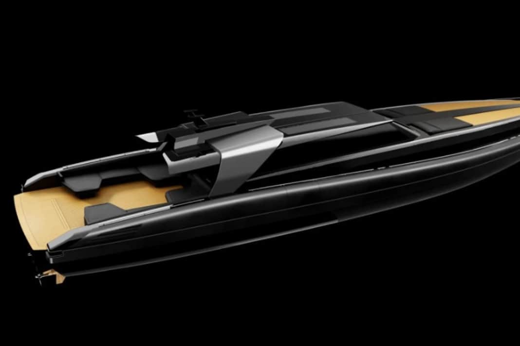 Hier ist die Novamarine BS 260 als Renderbild zu sehen. Echte Bilder gibt es noch nicht, da das Boot sich noch im Bau befindet.