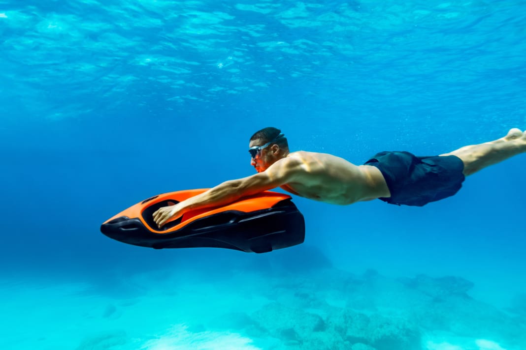 Die neue Seabob-Serie F9 eignet sich besonders zum Erkunden der Unterwasserwelt.