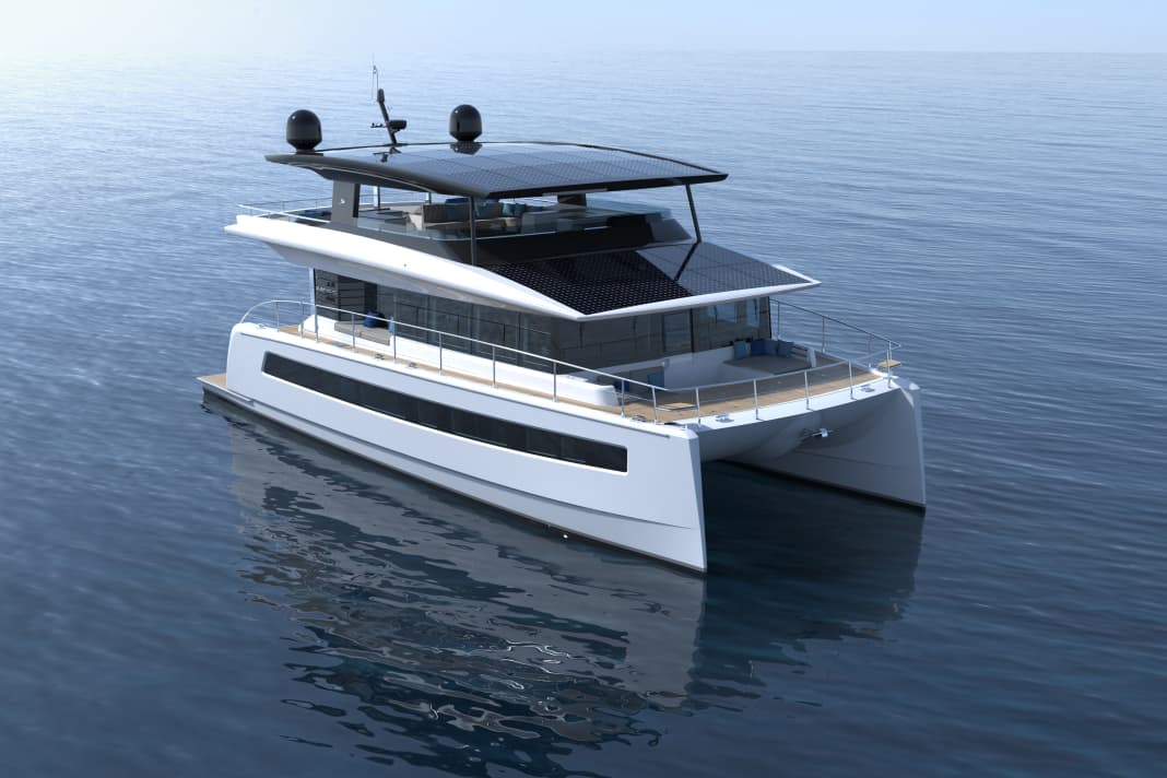 Die Silent 62 soll mit ihren Sonnenkollektoren eine unbegrenzte Reichweite besitzen