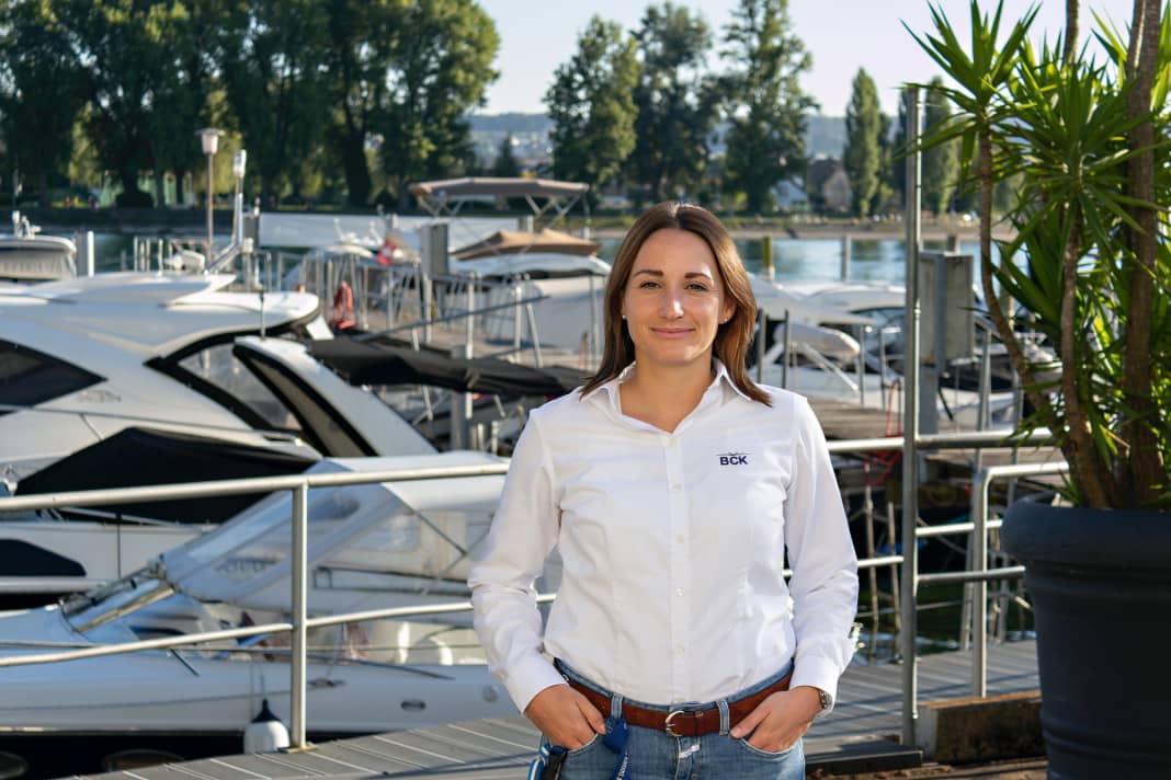 Sina Degen, Geschäftsführerin und Inhaberin des BootCenters in Konstanz