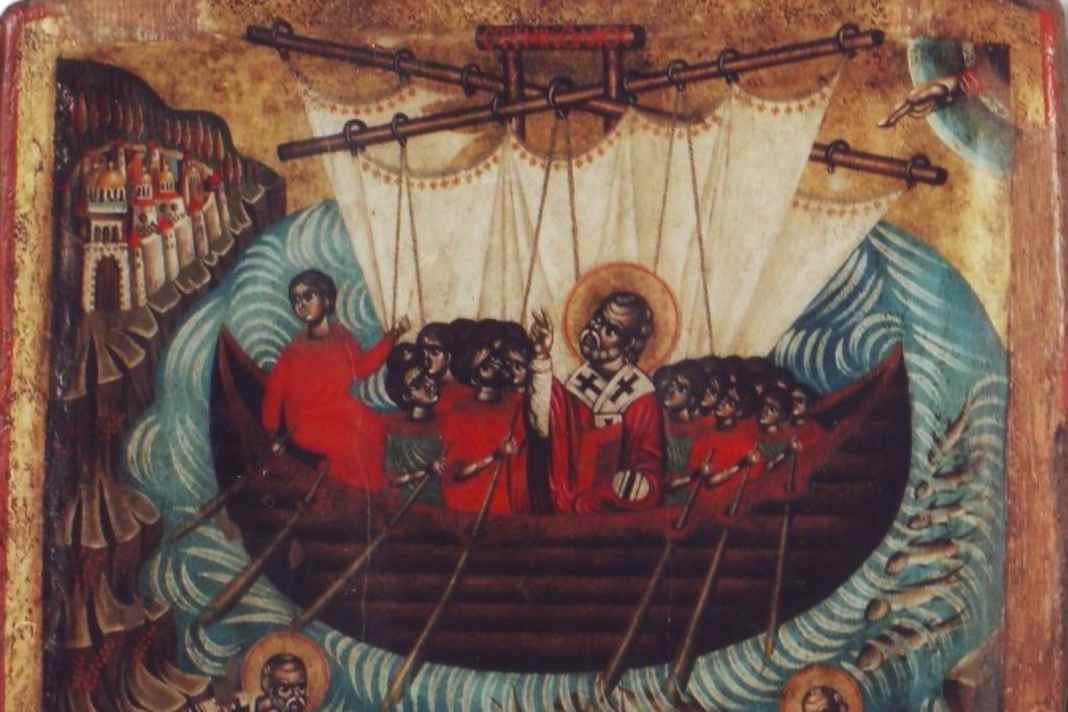 Historisches Bild vom Heiligen Nikolaus