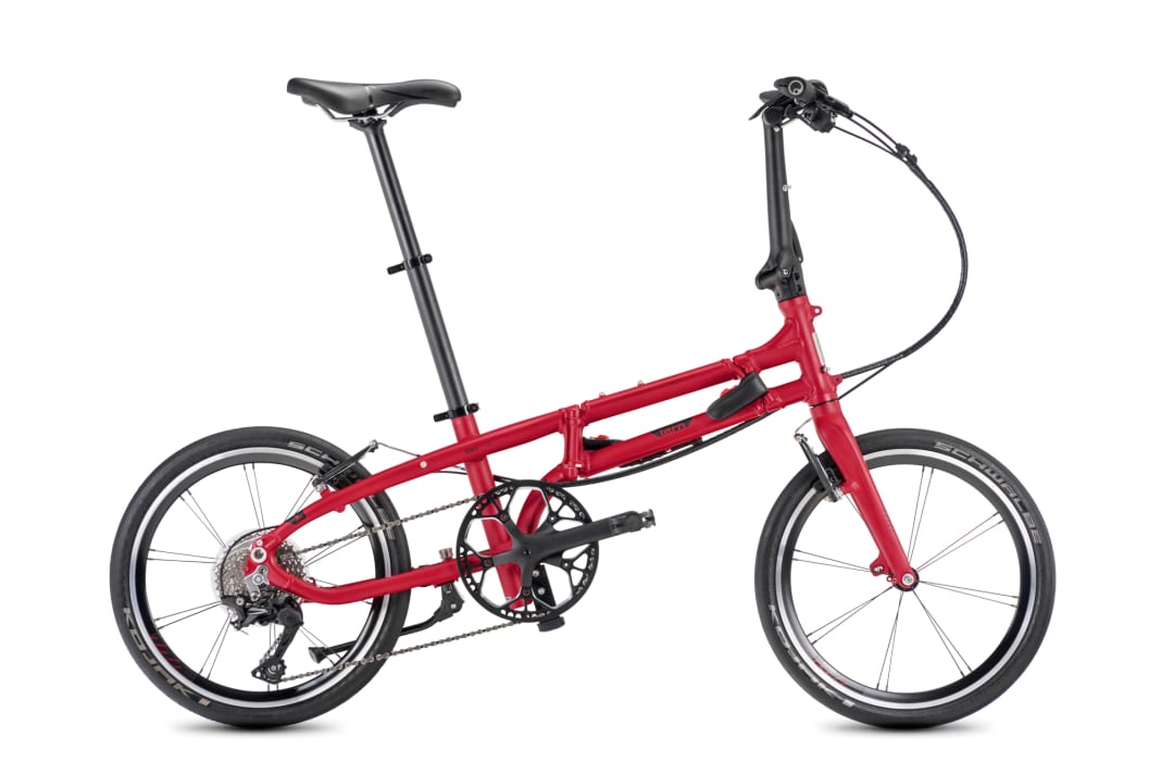 Faltrad von der Marke Tern, Typ BYB P10: Das Rad wiegt lediglich 11,8 Kilogramm