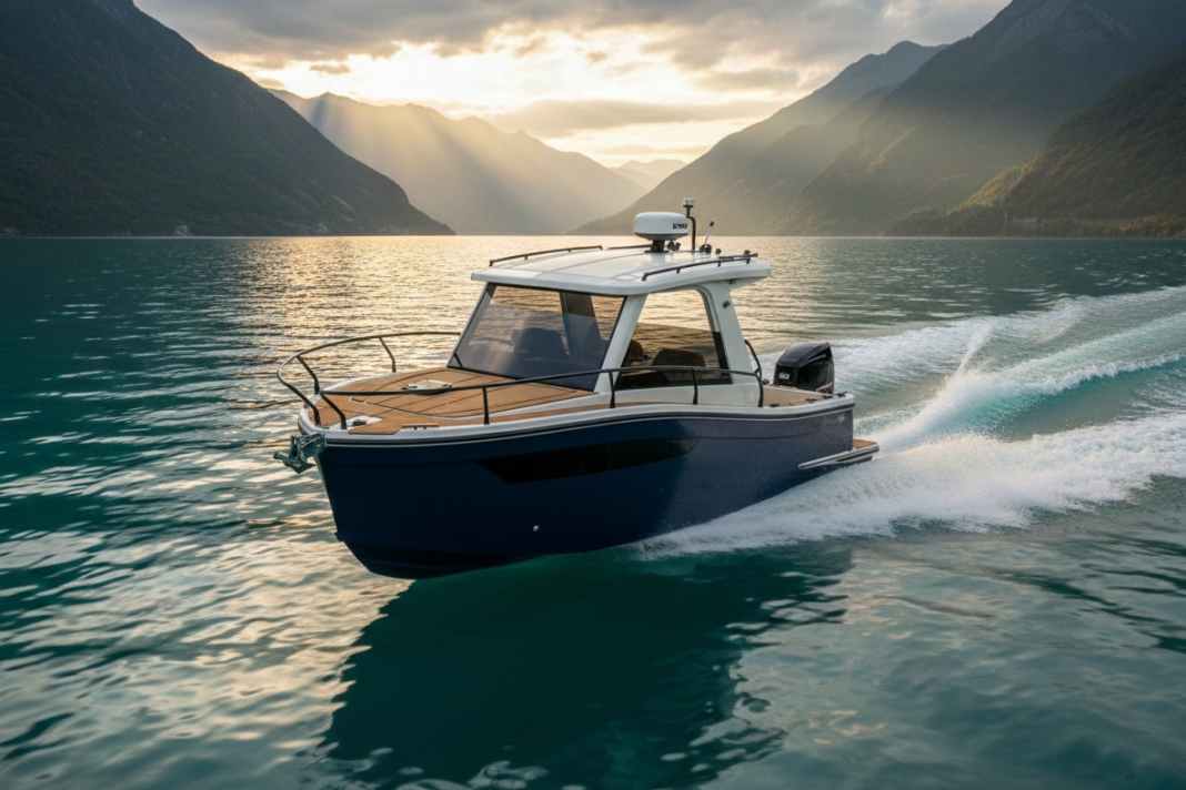 Tuccoli T235 SF: sportliches, robustes Kajütboot.