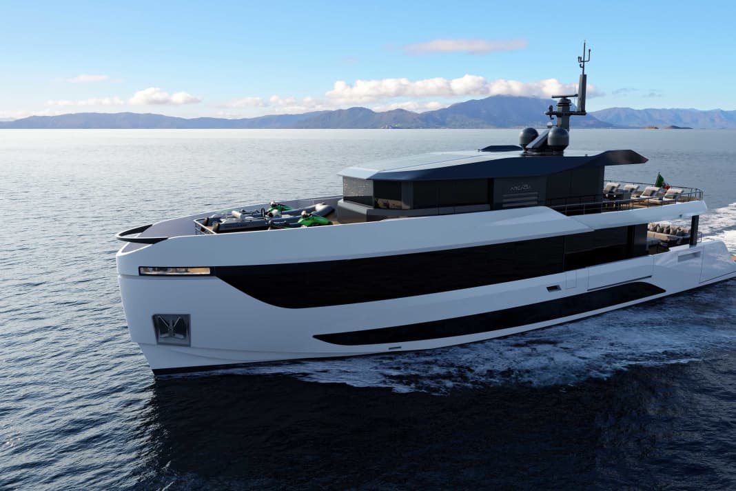 Arcadia plans to present construction number one of the 29.34 metre long and 7.87 metre wide A96 at the Cannes Yachting Festival 2023.