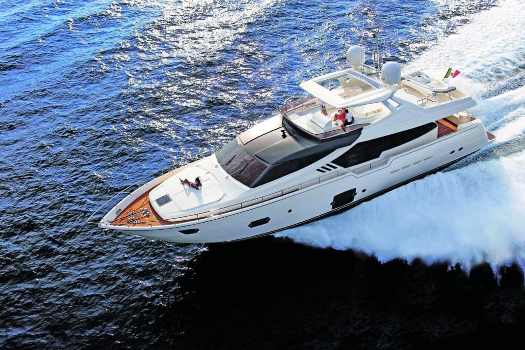 Ferretti 870 nennt sich der jüngste Modellzuwachs der beachtlichen Ferretti-Flotte.