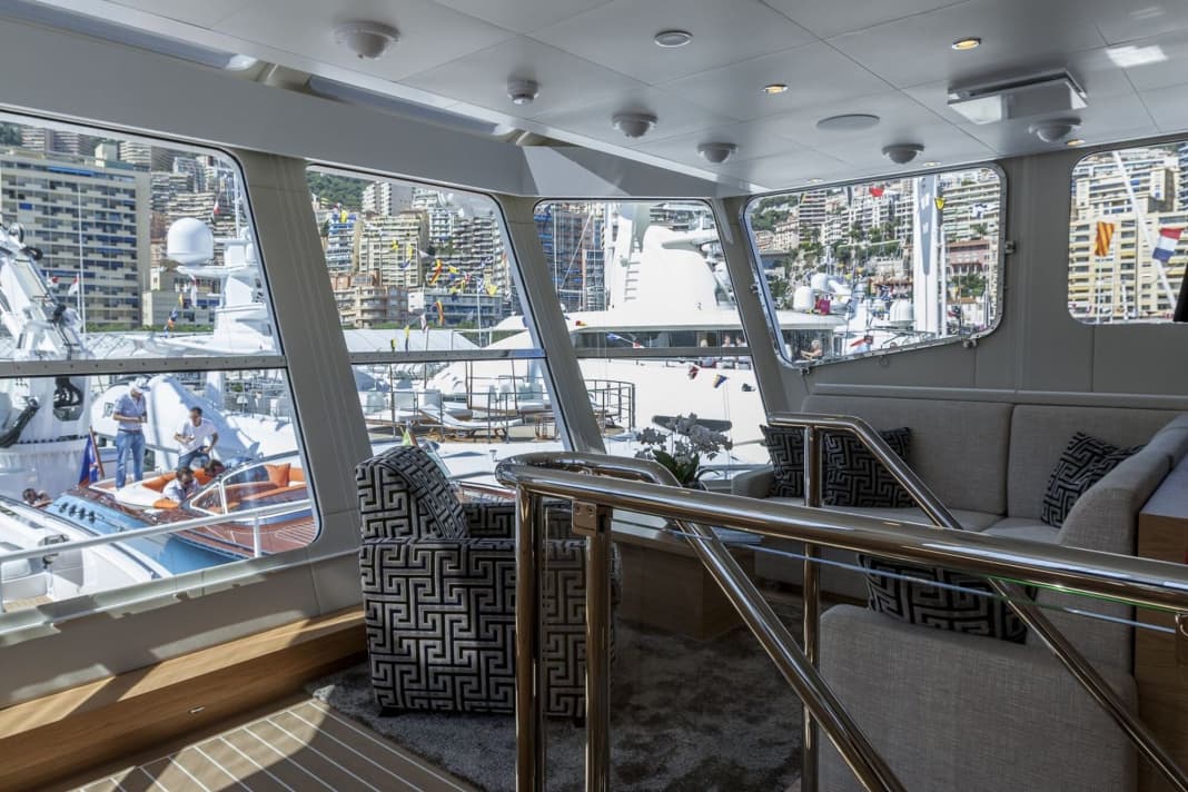Das 67 Meter lange Shadowboot „Garcon“