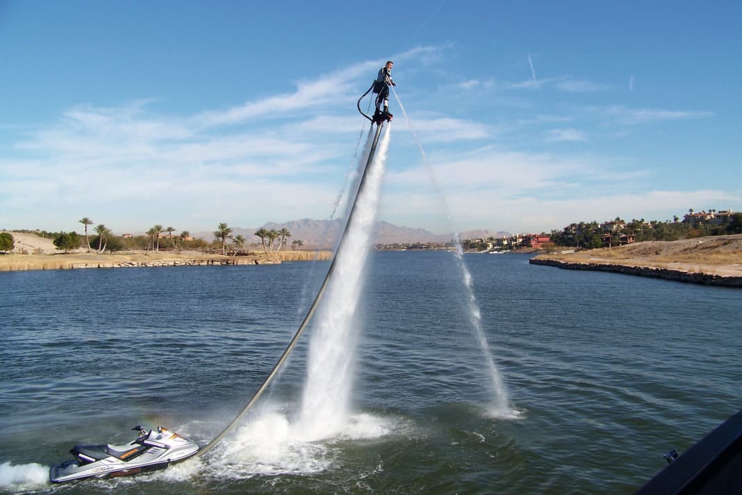 Flyboard in action.
