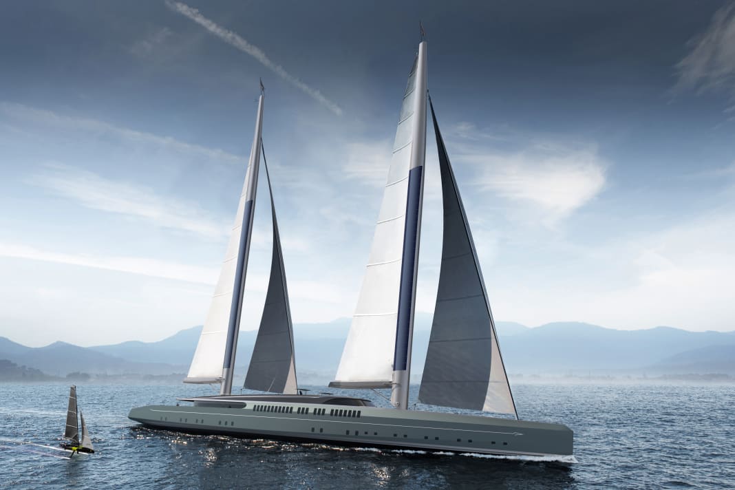 Mit der "Wing 100" plant Royal Huismann eine Segelyacht der Superlative