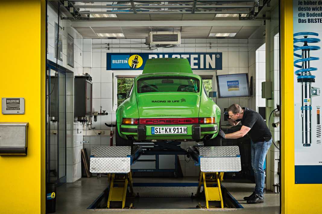 Jeder Porsche soll so gut fahren wie am ersten Tag, dafür baut Bilstein die richtigen Fahrwerke und beliefert auch die Classic-Abteilung von Porsche.