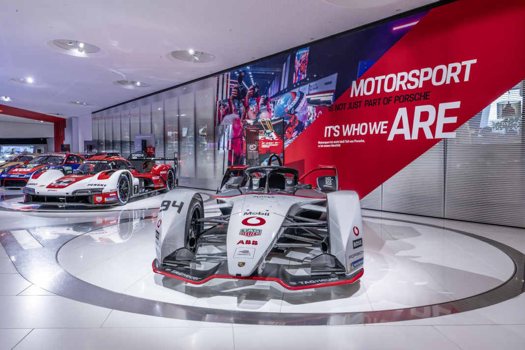 Porsche 99X Electric, Porsche 963, Sonderausstellung, „Raceborn – 75 Jahre Porsche Motorsport“, Porsche Museum, 2026