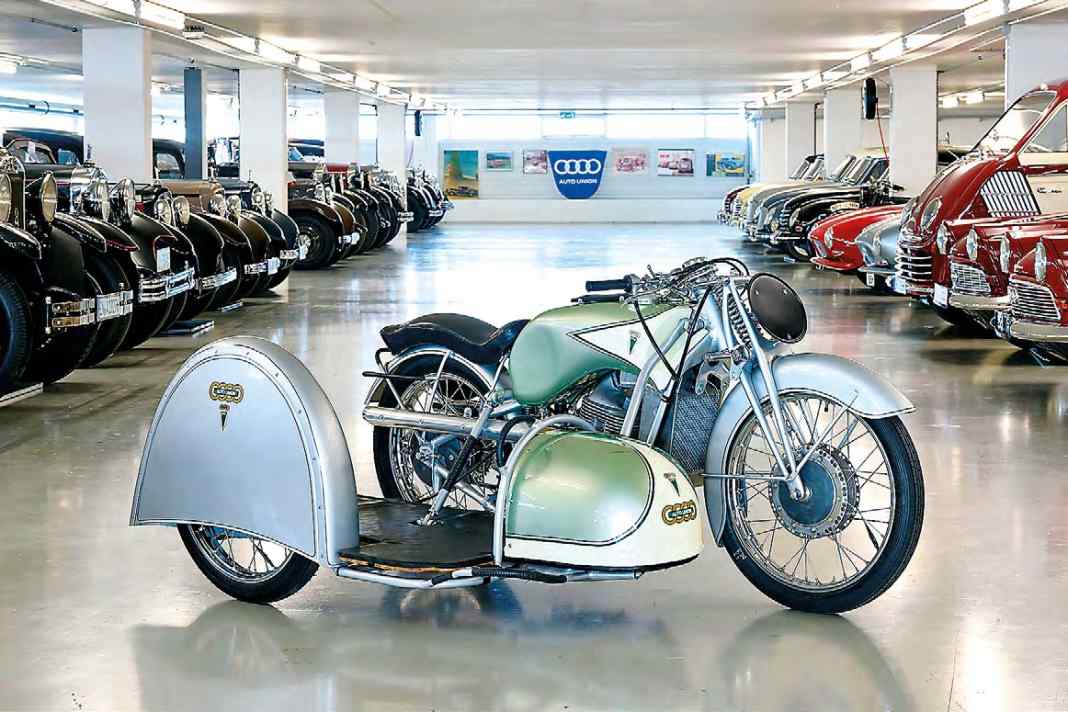 DKW-Renngespann aus den 1930er-Jahren