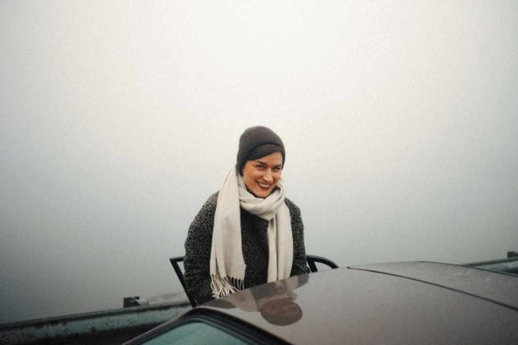 Wie Sie sehen, sehen Sie nichts: Am Gotthardpass verdarb der Nebel die Sicht, aber nicht die Laune