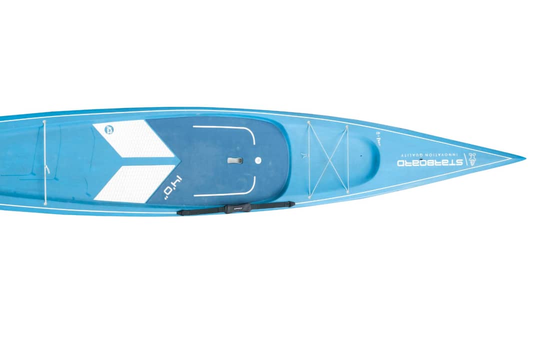 Starboard Waterline 14' x 30": The sport tourer has an extremely sharp nose.