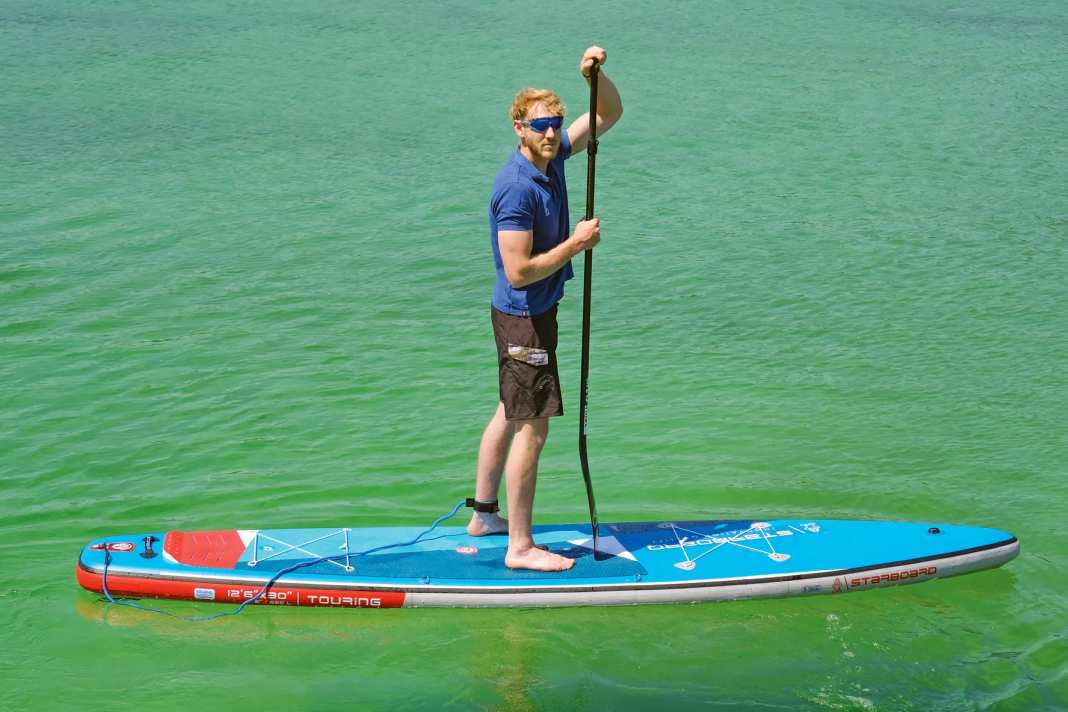 Paddle pro Ole Schwarz shows the right length for comfortable touring.