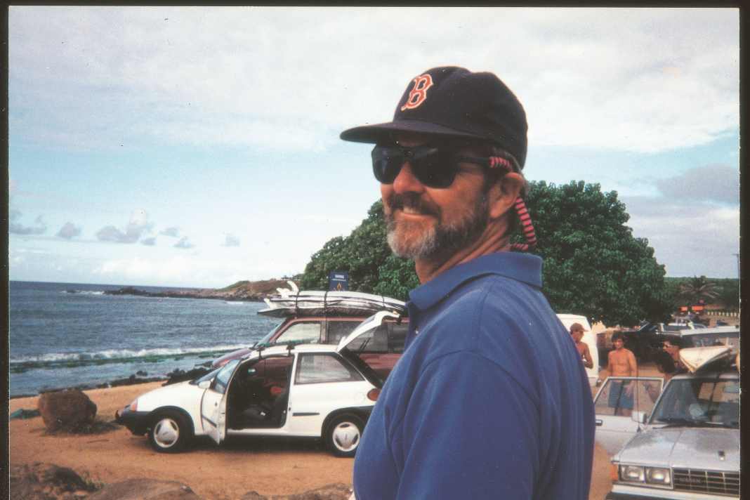 Barry Spanier in Hookipa, Maui, Hawaii