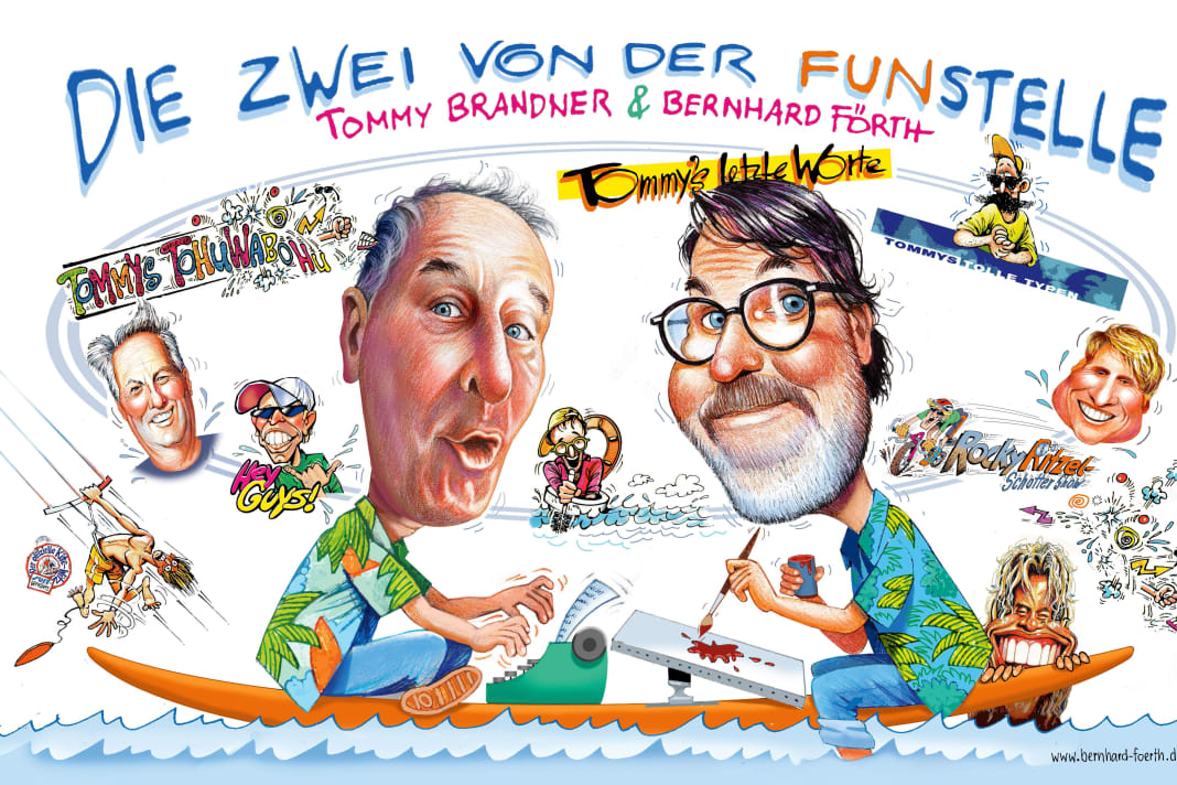 Für diese Ausgabe haben Tommy Brandner (links) und Bernhard Förth (rechts) noch mal ihre alten Helden aufleben lassen.