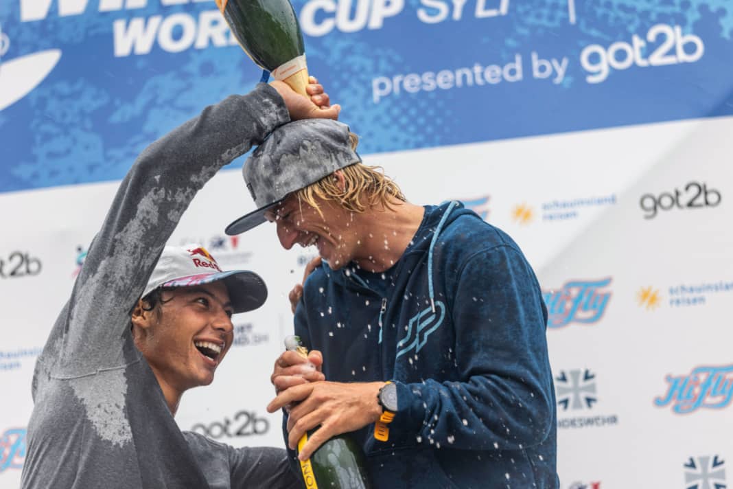 Winners among themselves: Lennart Neubauer (left) and Yentel Caers (right)