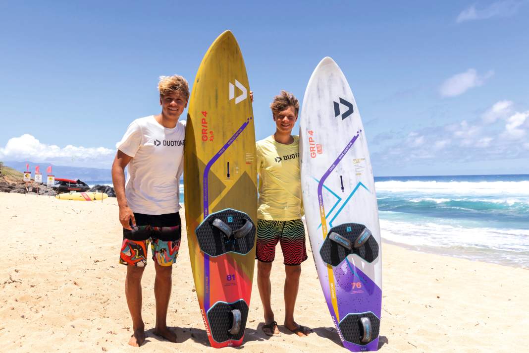 Marlon und Leon Maethner: Von Kiel nach Maui - und bald in den World Cup?