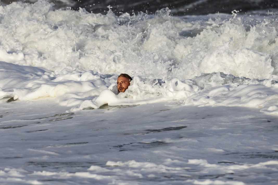 Close your mouth! PFAS is most dangerous when swallowed via sea foam