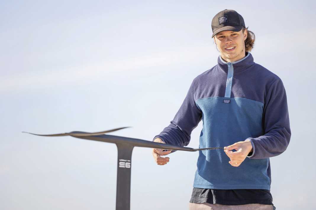 Lars Poggemann belongs to the top group in the German Windsurfing Cup and also wants to attack in the World Cup.