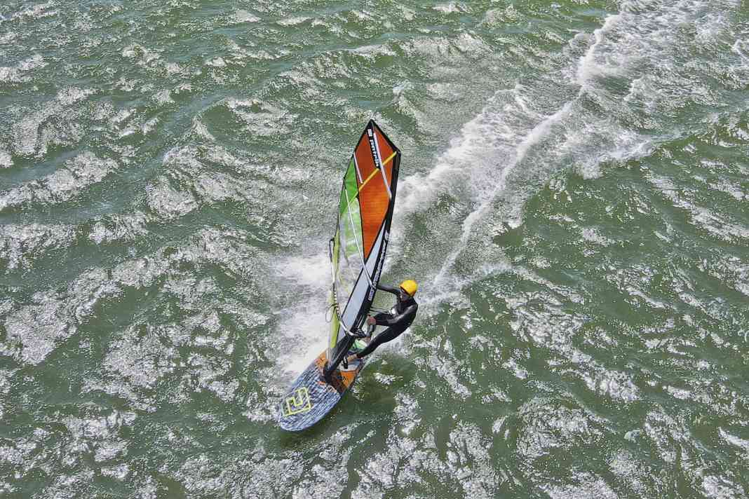 Möglichst schnell ins Gleiten kommen, das ist das Ziel bei Patriks Kinder-Material