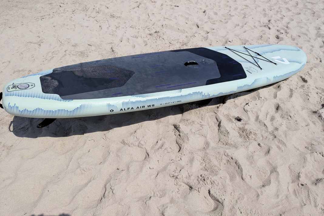 The Duotone Alfa Air WS WindSUP was used for four days as a light-wind and training board