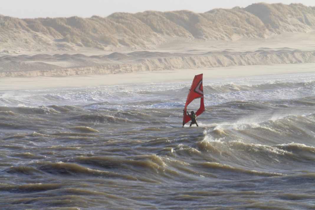 Die Sahnetage auf der Nordsee sind in Hvide Sande selten.