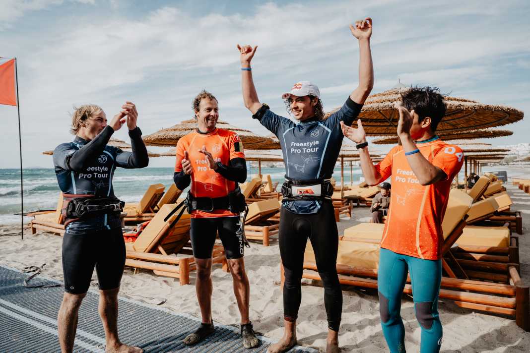 Neubauer celebrates after the single elimination. There is now not much standing in the way of his second European title.