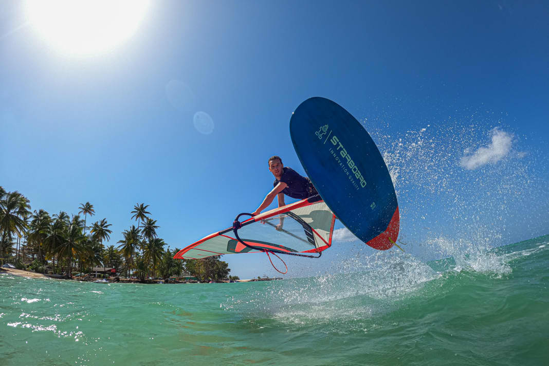 No, we're not testing freestyle equipment - Julian is just making the most of his lunch break
