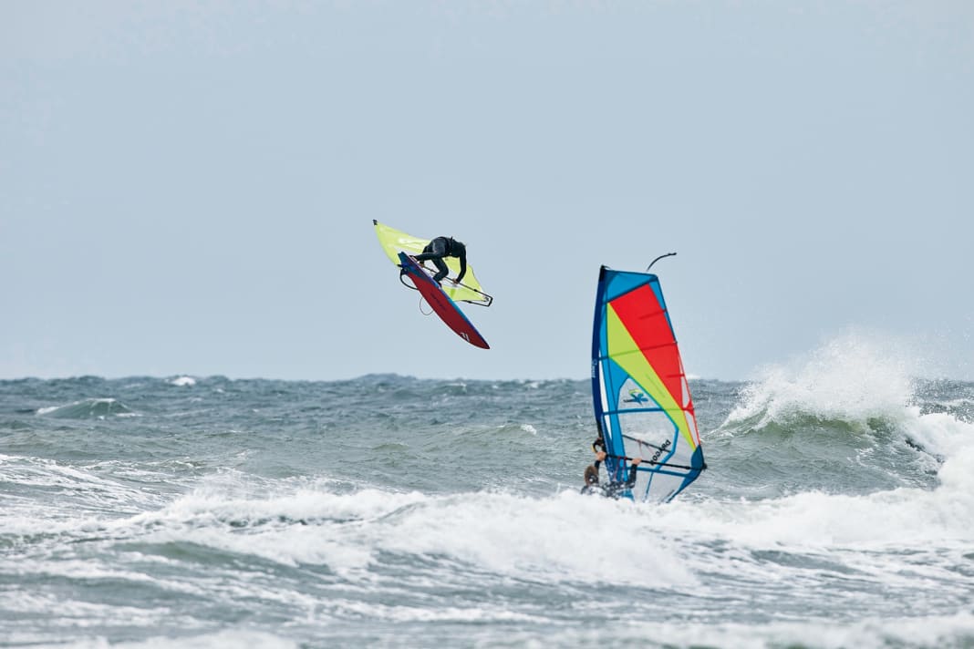 Good turning characteristics are only half the battle on the North and Baltic Seas. Good acceleration and early planing are important for jumping