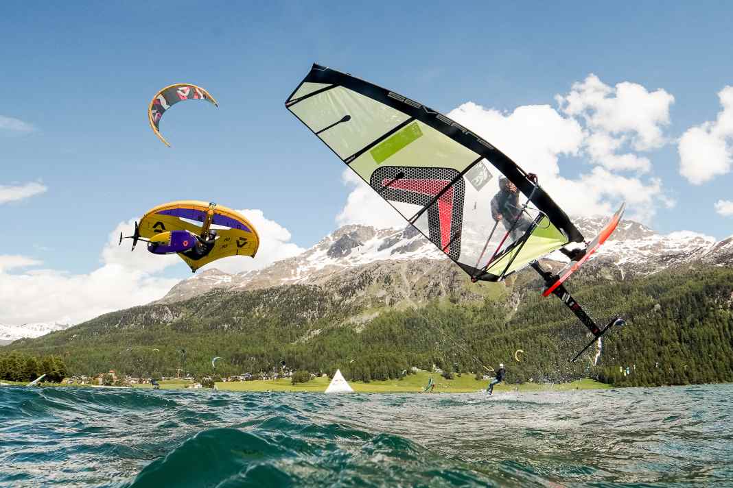 The best pictures from the "Best of 3" Foil Freestyle Event at Lake Silvaplana