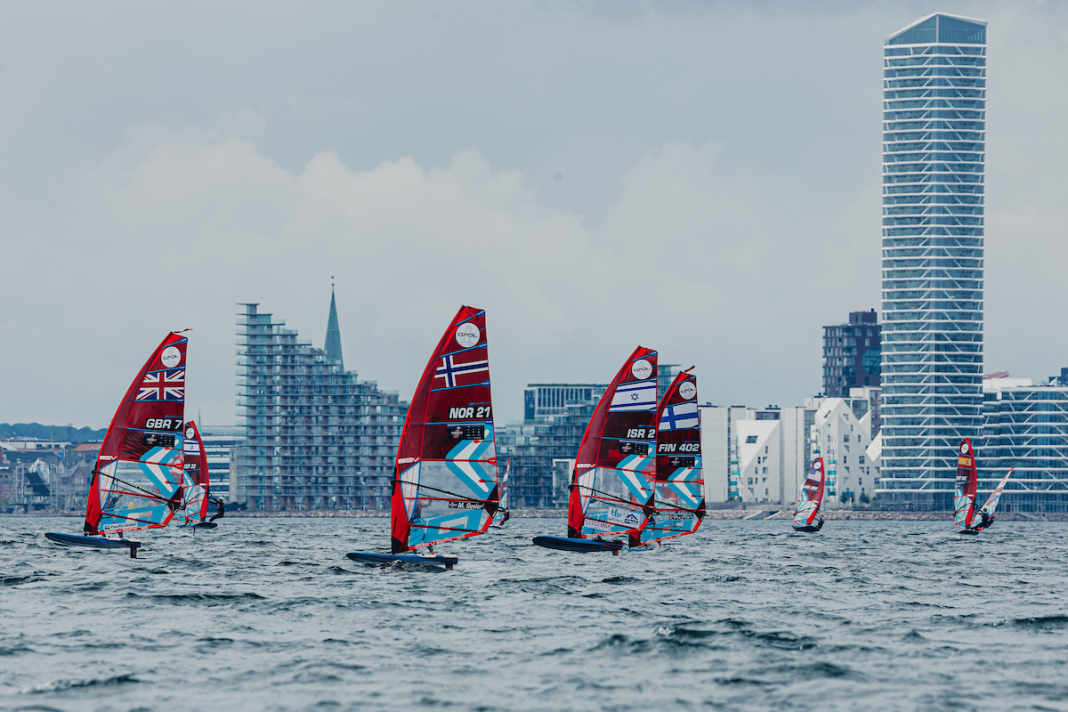 The iQFOiL World Championship kicked off yesterday in Aarhus