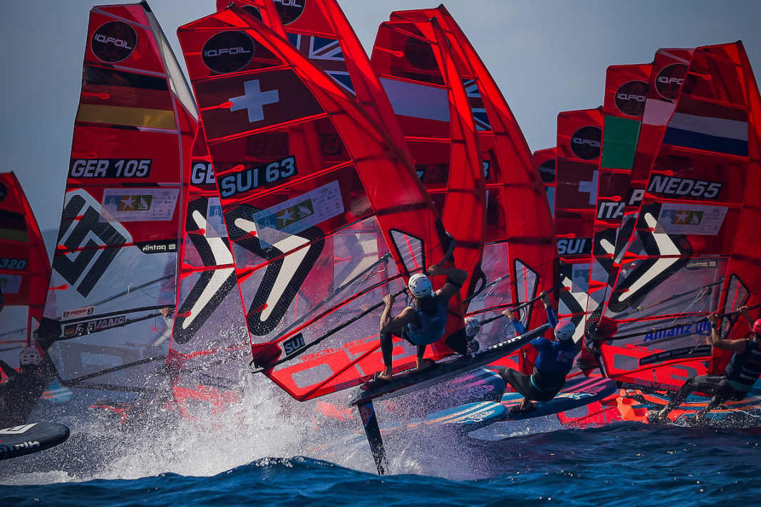 Tight start to the course race on day three off Lanzarote