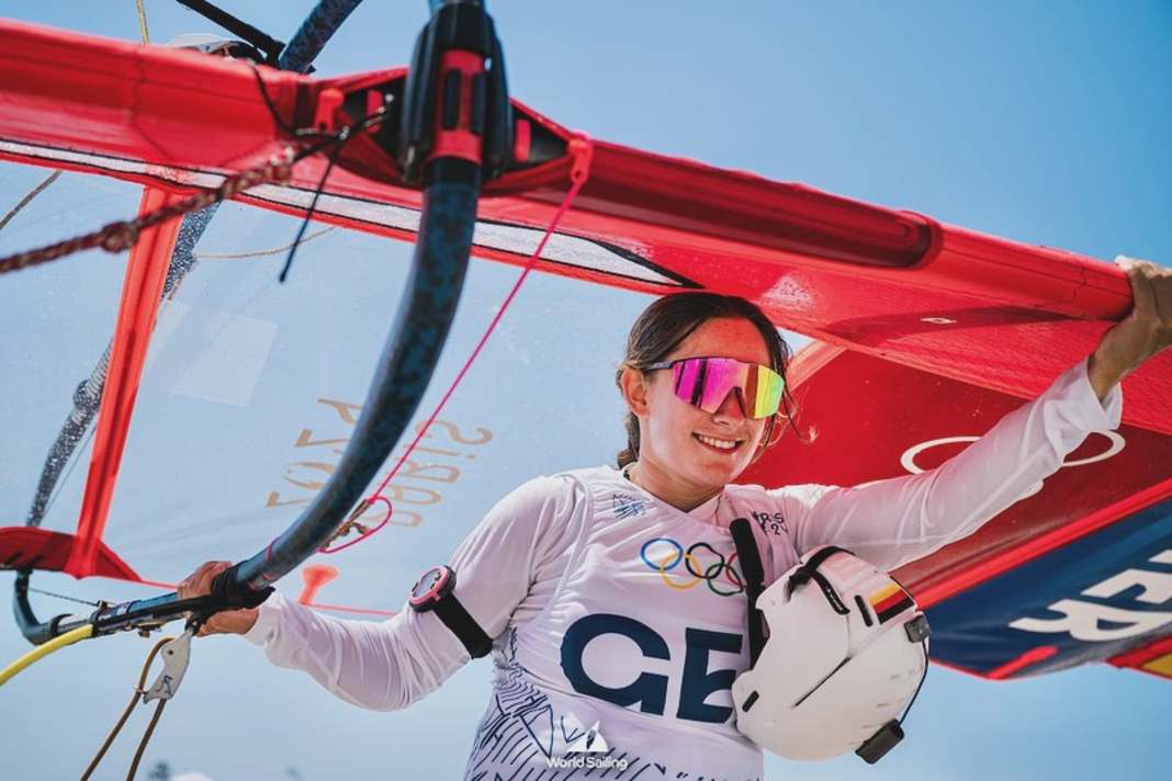 Platz sechs bei den Olympischen Spielen 2024: Theresa Steinlein fuhr senstationell in die Medal Races
