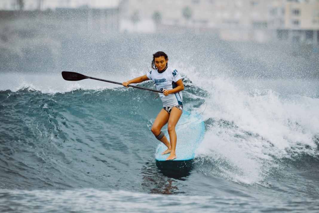 SUP Gran Canaria ProAm Carpentier and Inoue are longboard world champions SURF