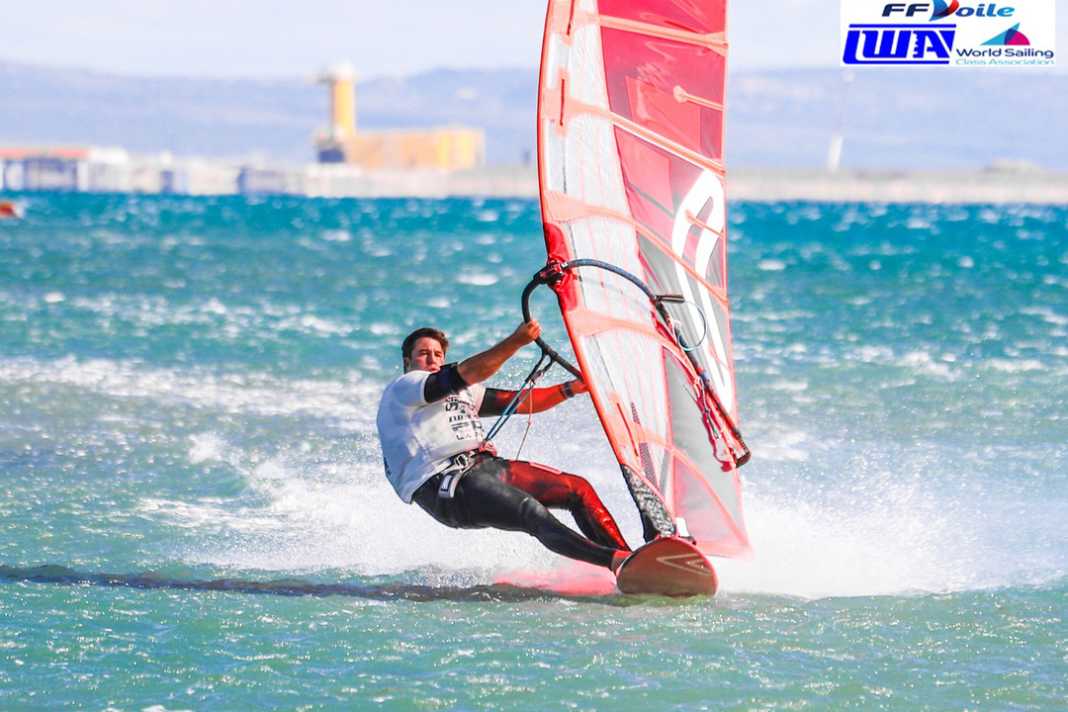 Cedric Bordes set a new record in the "Open Sea" category in La Palme
