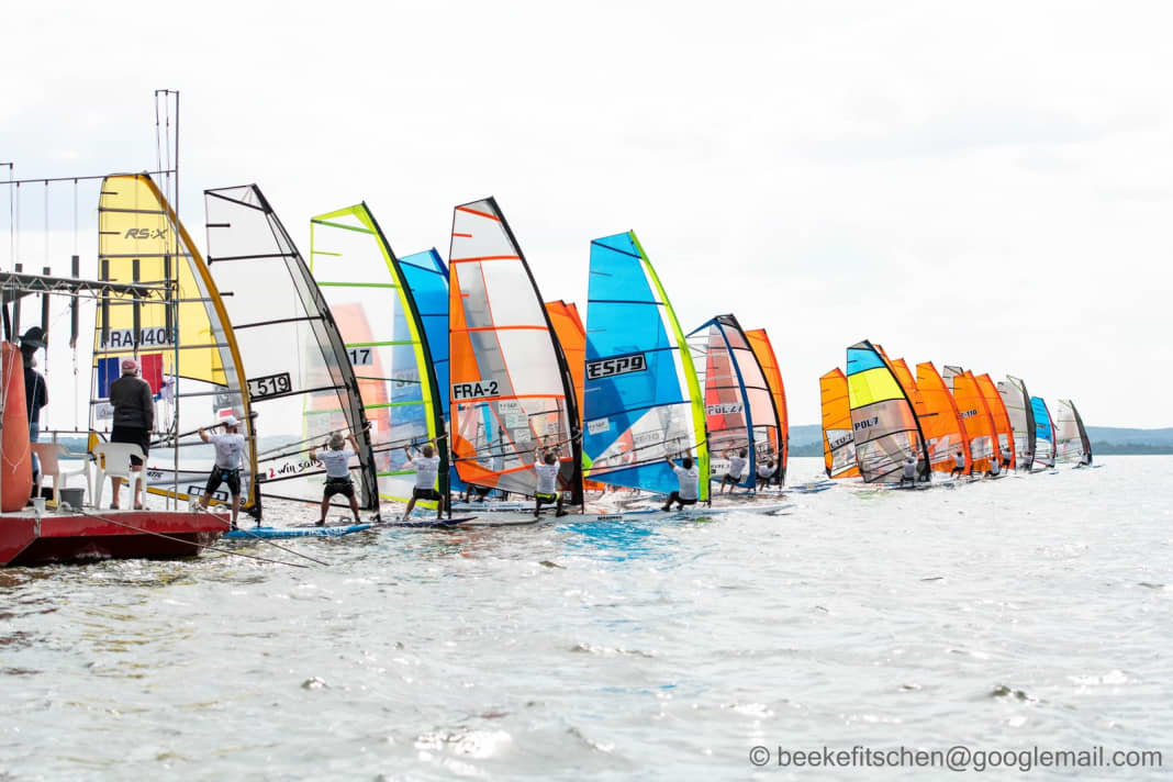 Eine WM der Superlative: Mehr als 160 Raceboarder gingen am Steinhuder Meer an den Start