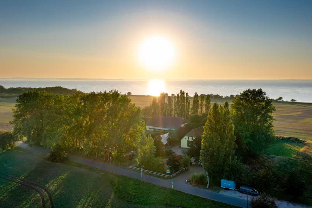 Ummanz auf Rügen bietet einen riesigen Stehbereich im geschützten Bodden
