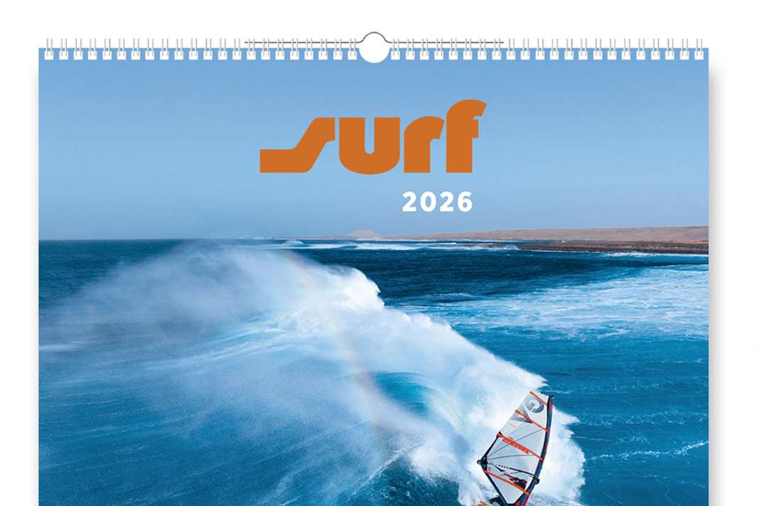 Thomas Traversa ist der Cover-Held des neuen surf-Kalenders